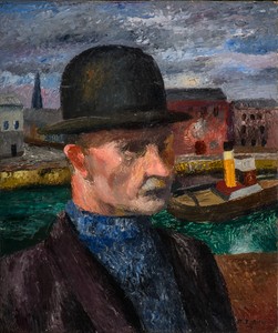 Same sort of billicock / bowler hat as the fisherman on the shore above.