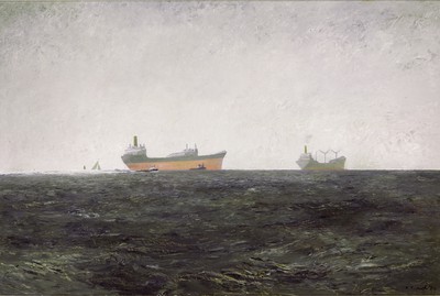Dark Solent with Tankers