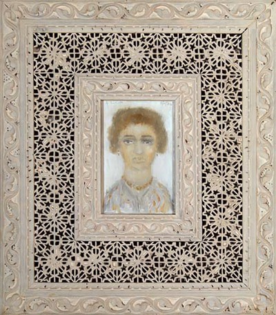 Portrait of a Woman set in a Decorative Frame