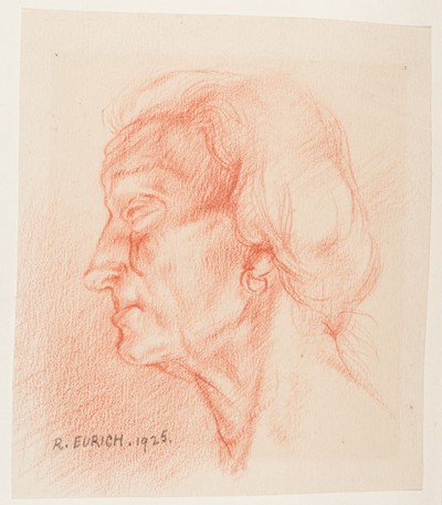 Woman's Head in Profile