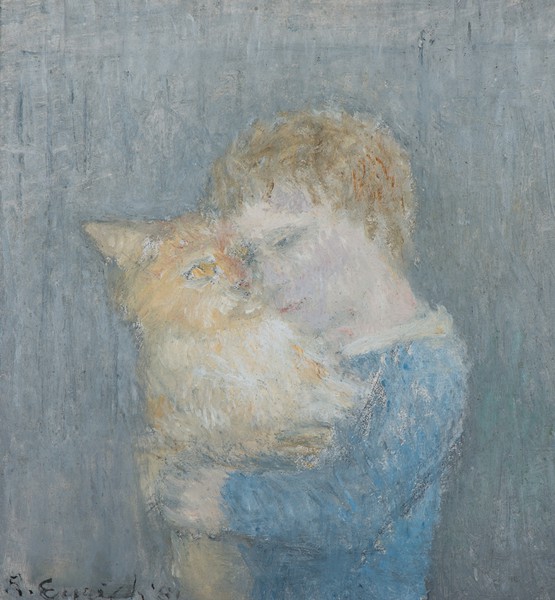 Boy with Cat (1981)