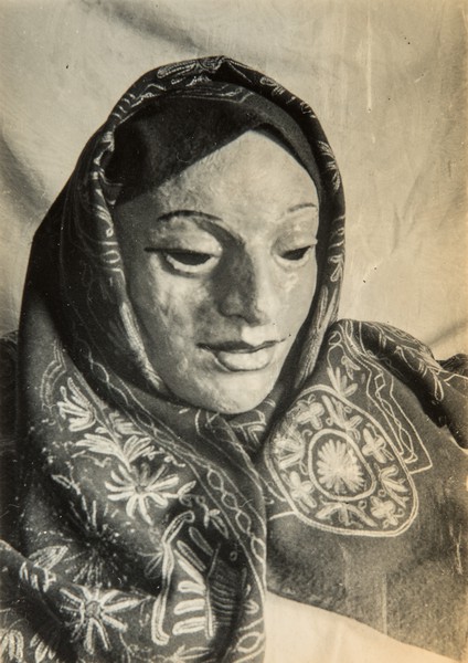 Puppet Head of a Woman in a Scarf (c1930)