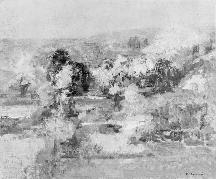Study of Spring from Train (1960)
