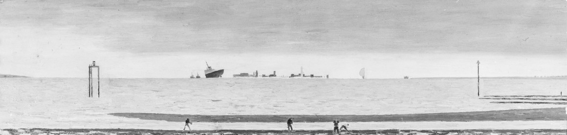 Ship Aground in the Solent (1972)