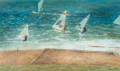 Windsurfing on the Solent