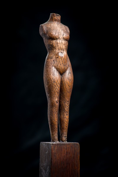 Carving of Woman's Torso