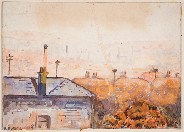 From My Attic Window, 8 Mornington Villas, Bradford (1919)