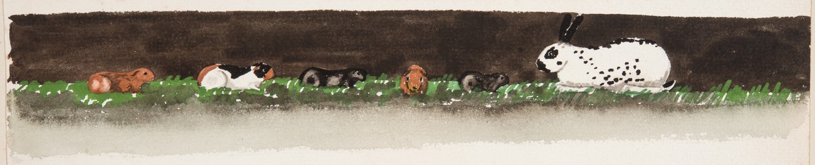 Rabbit and Guinea Pigs (1918)