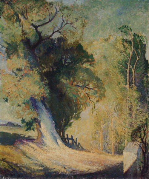 Tree with Fence (1921)