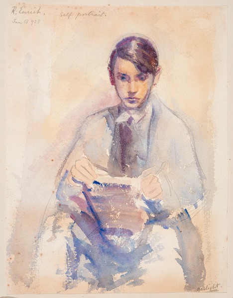 Self Portrait, Gaslight (1923)