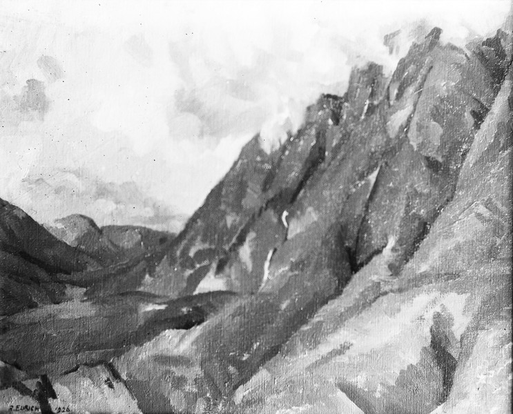 Scotland - mountain pass (1926)