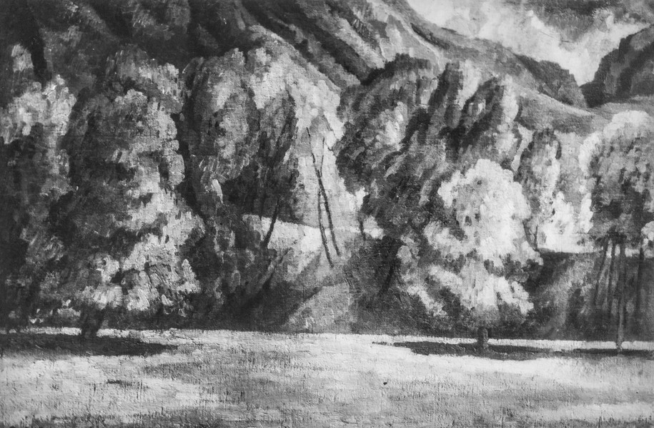 Trees in Mountain Valley (1926)