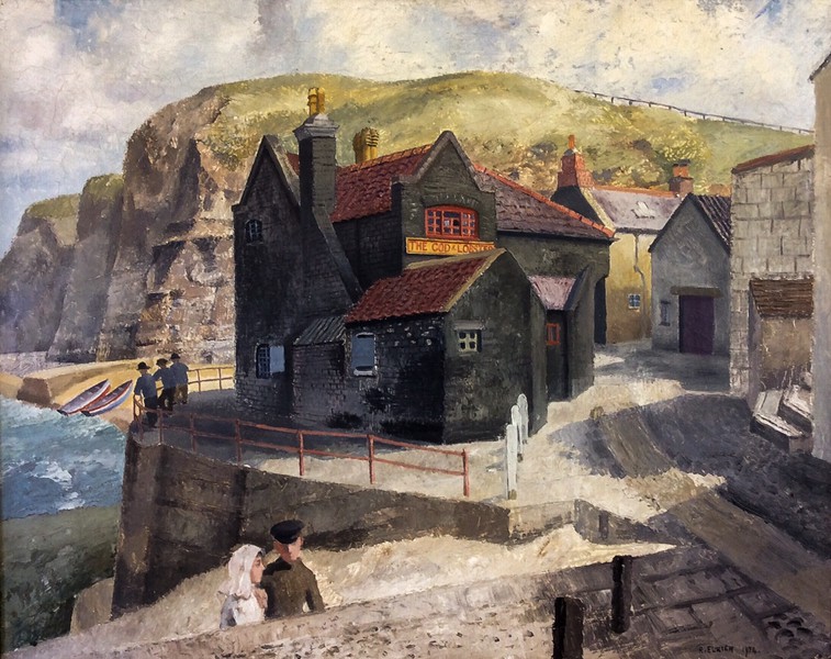 The Cod and Lobster, Staithes (1934)