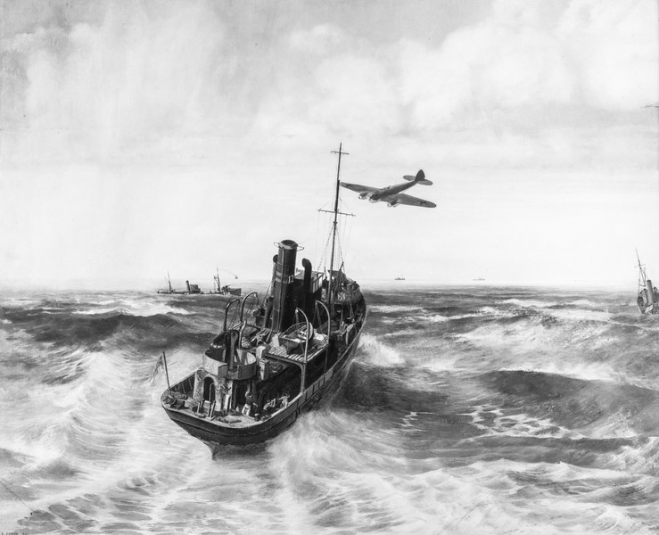 Trawler Against Heinkel (1941)