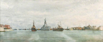 Last Voyage of HMS Vanguard, Portsmouth: 4th August, 1960, No 1
