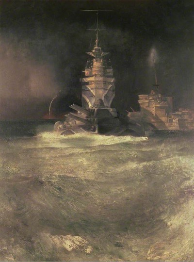 D-Day, Reconstruction - Battleships at Sea