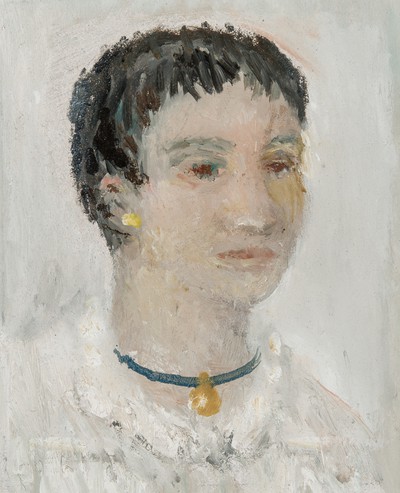 Head of a Woman in White