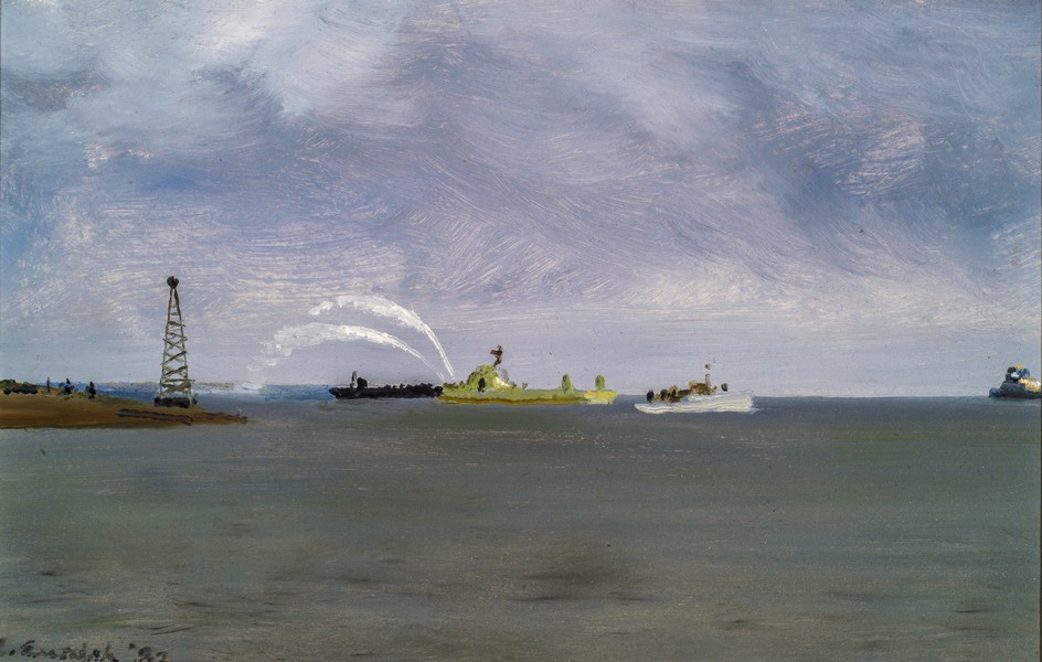 Oil Slick Spraying (1982)