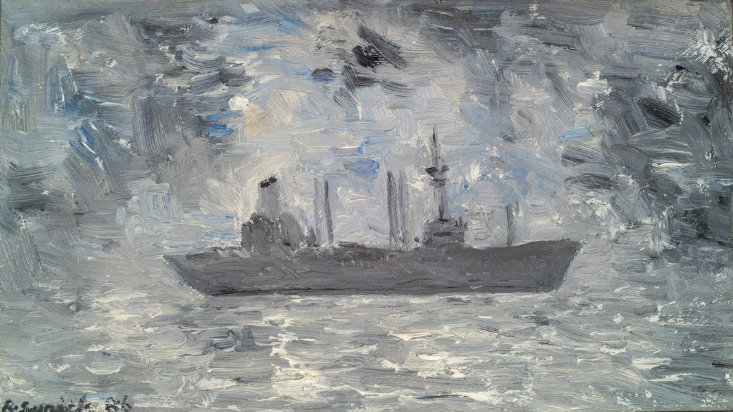 Ship in Fog (1986)