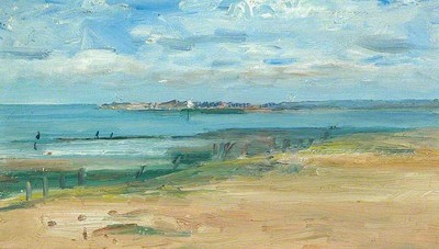 Entrance to Beaulieu River - Painted Sketch