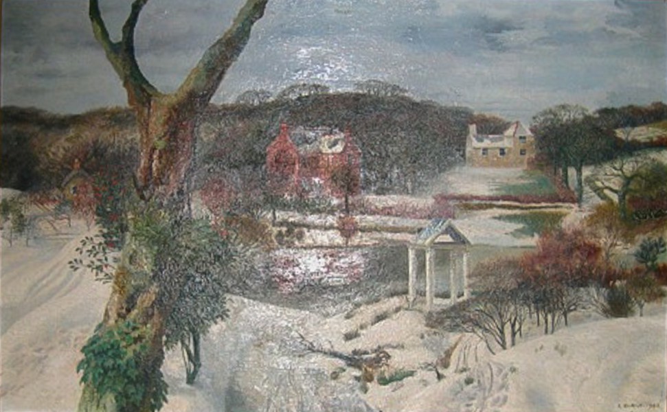 Snow Scene with Temple (1940)