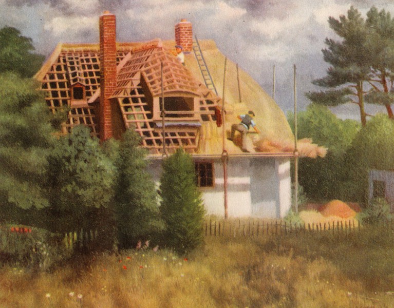 Thatching in Hampshire (c1939)