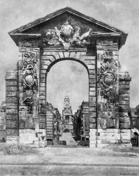La Porte Guillaume-Lion, Rouen (1956)