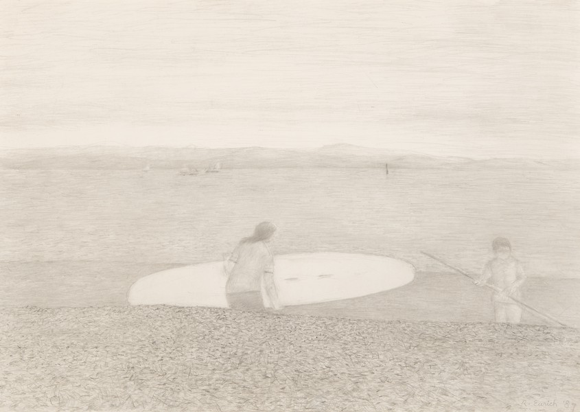 Windsurfer with Board (1987)