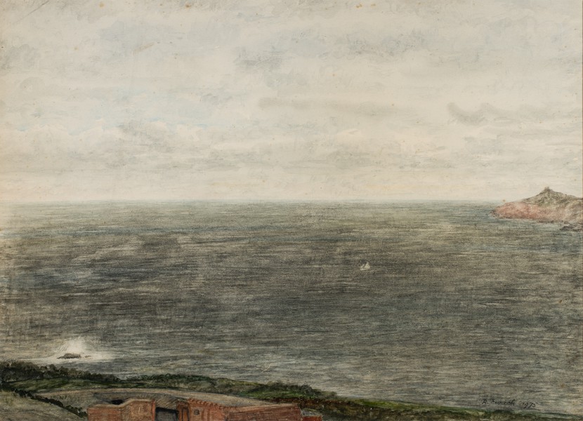 Seascape with Fort (1975)