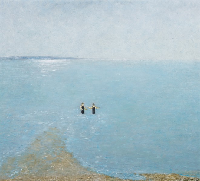 Two Bathers in a Blue Sea (1988)