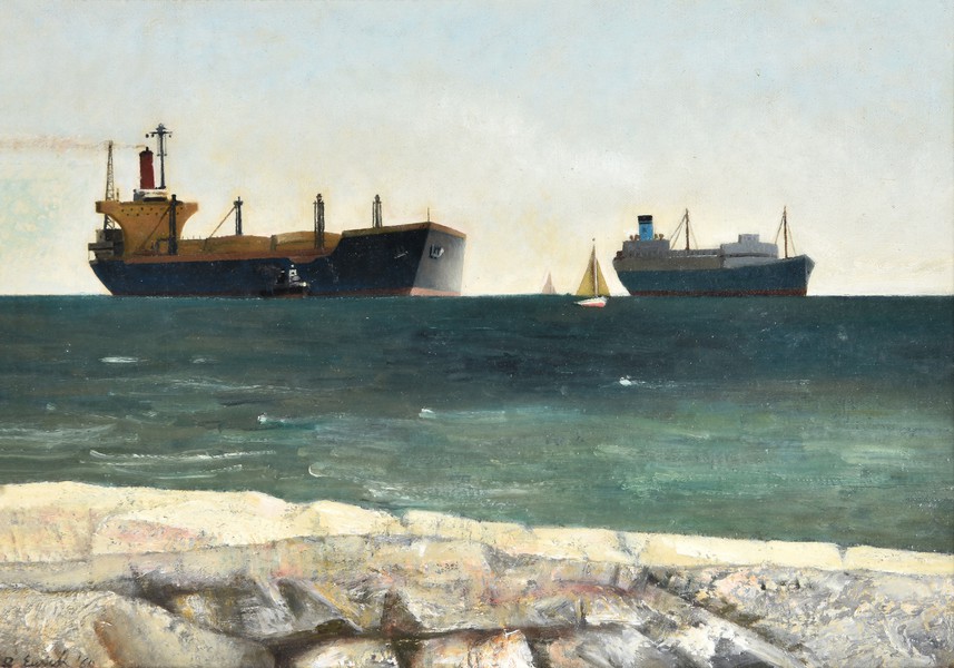 Tanker in the Solent (1969)