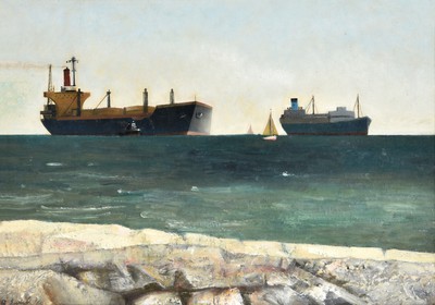 Tanker in the Solent