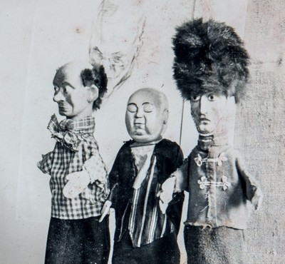 Three Glove Puppet Heads