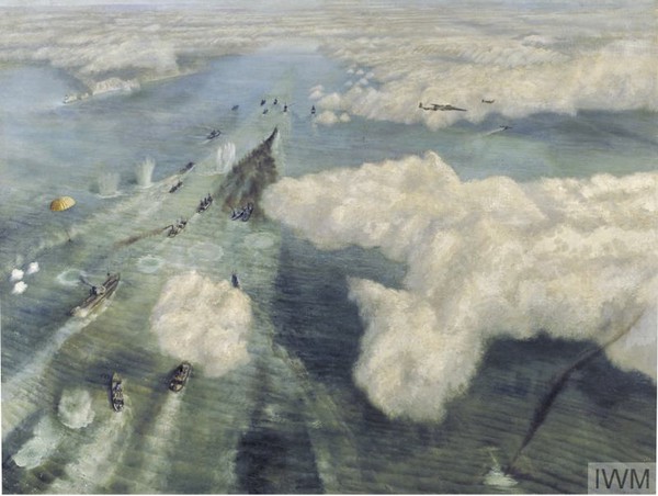 Attack on a Convoy Seen from the Air (1941)