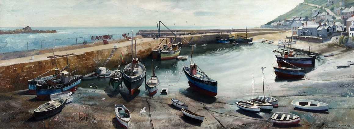 Mousehole Harbour, Cornwall (1937)