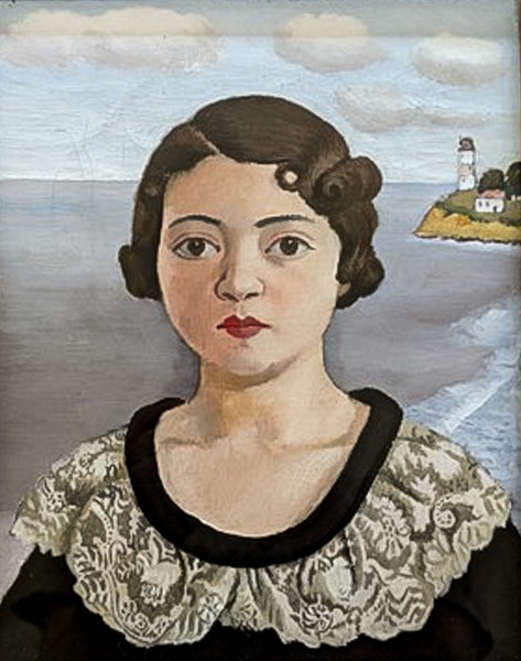 Head of a Woman with Lighthouse (c1930)