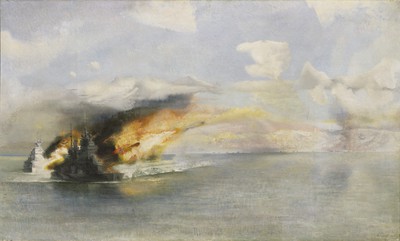 Bombardment of the coast near Trapani
