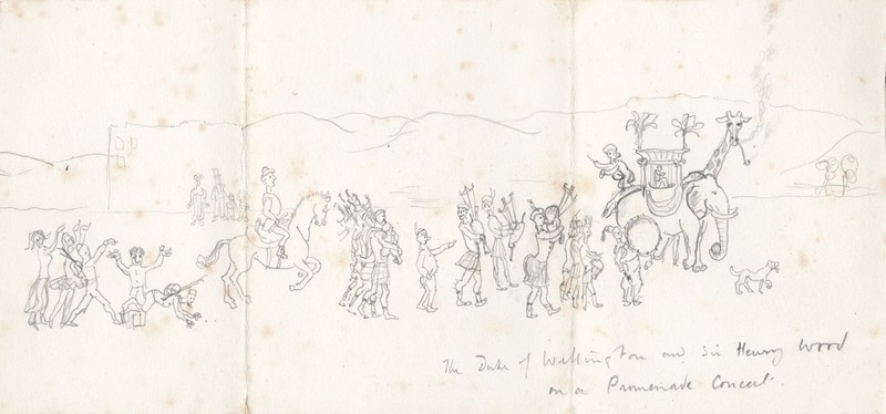 The Duke of Wellington and Sir Henry Wood on a Promenade Concert