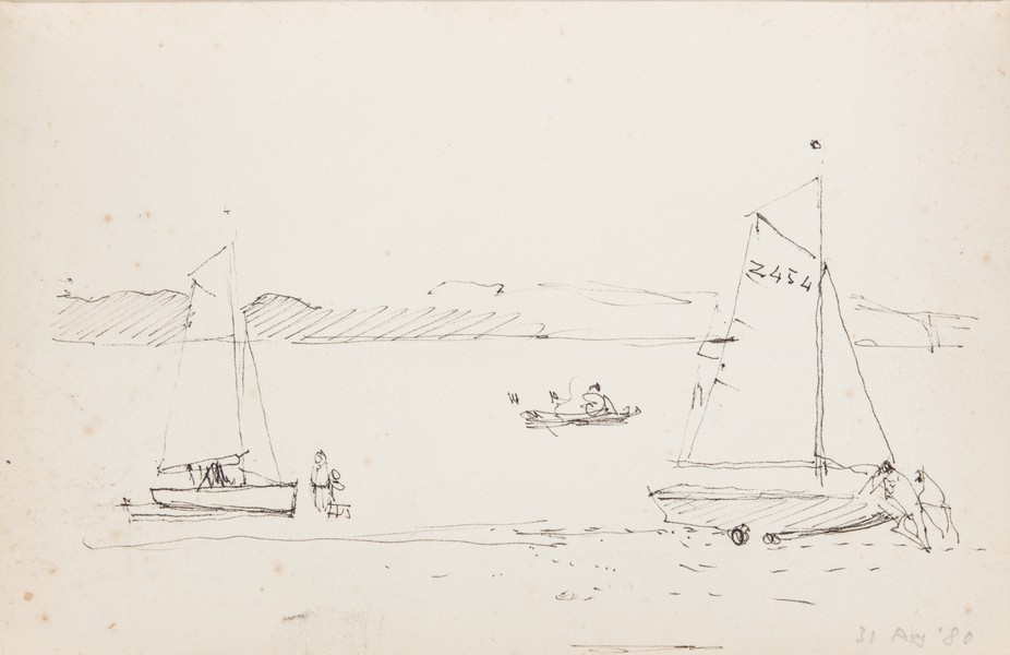 Sketch_02-16 sailing dinghies (31st Aug 1980)
