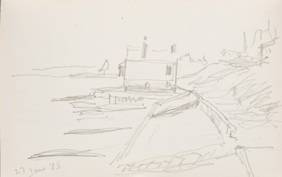 Sketch_02-30 Boathouse Lepe Beach