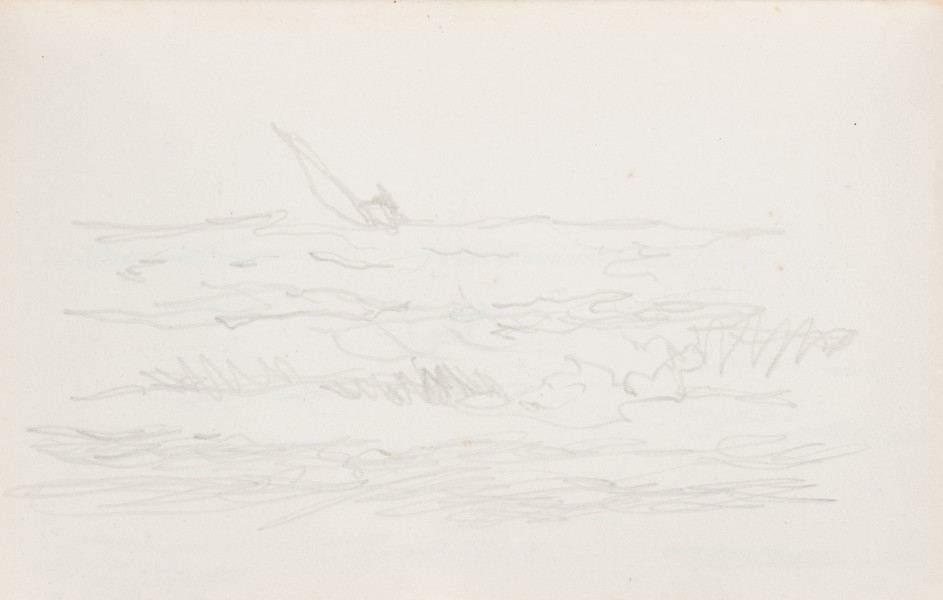 Sketch_02-49 Stormy Sea Yacht (1989)
