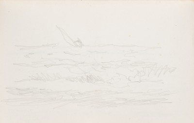 Sketch_02-49 Stormy Sea Yacht