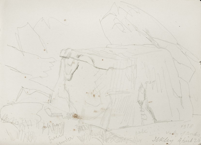 Sketch_05-09 Valley of Rocks, Ilkley (24th Apr 1978)