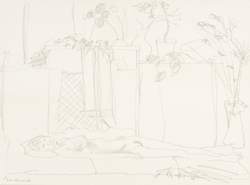 Sketch_17-018 Camberwell figure study (1960s)