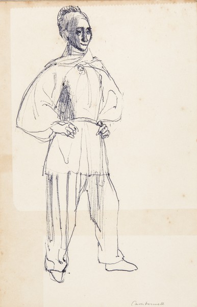 Sketch_17-020 Camberwell standing figure (1963)