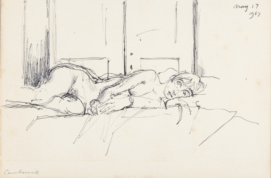 Sketch_17-036 Camberwell figure study (17th May 1967)