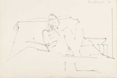 Sketch_17-044 Camberwell figure study on bed