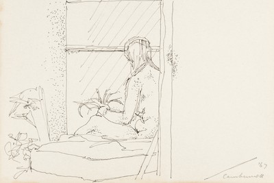 Sketch_17-046 Camberwell figure study by window