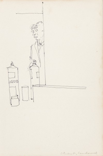 Sketch_17-055  Camberwell student, liquid (1960s)