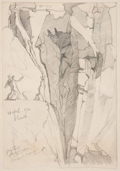 Sketch_21-028  Cliff (24th Apr 1922)